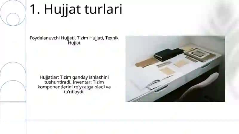 Hujjatlashtirish va inventarizatsiya 3