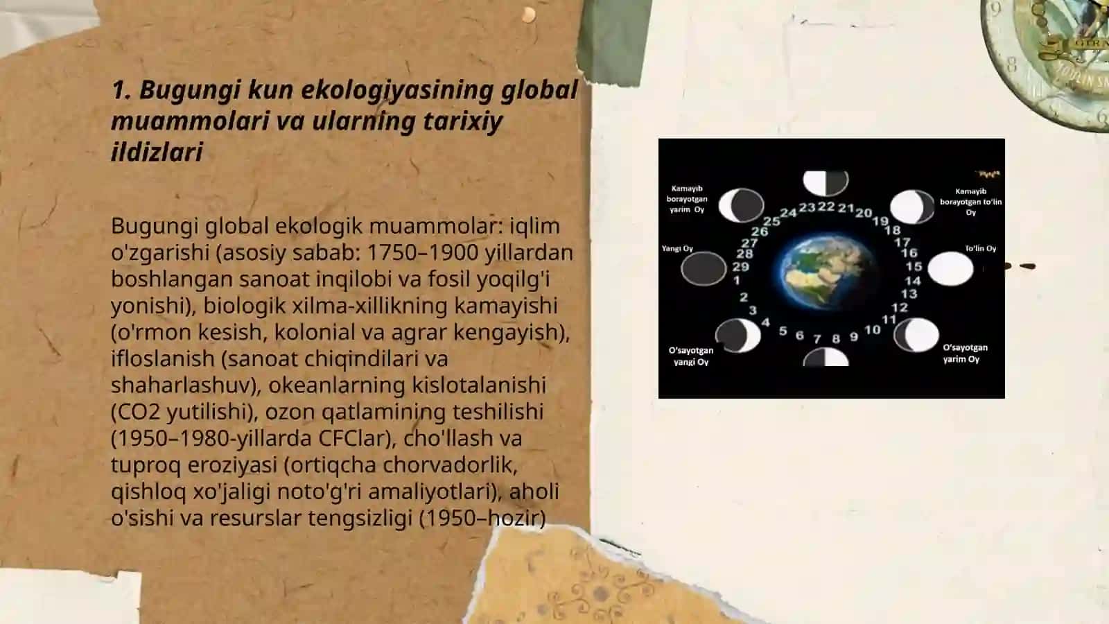 Bugungi kun ekalogiyasi va tarixi 3