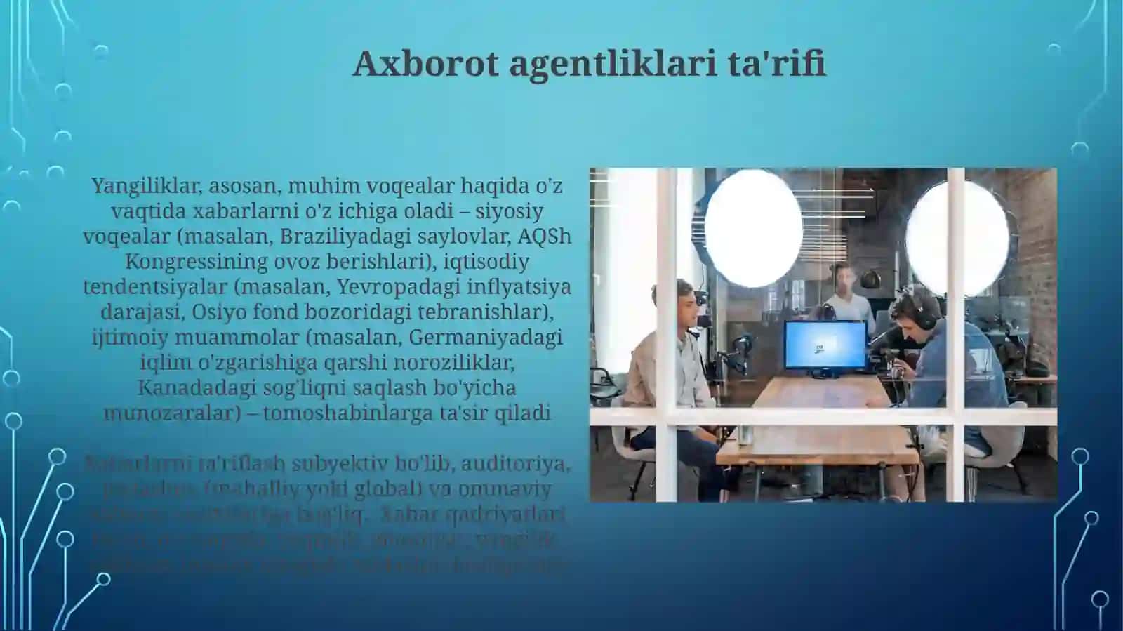 Axborotagentliklarivayangiliklari 3