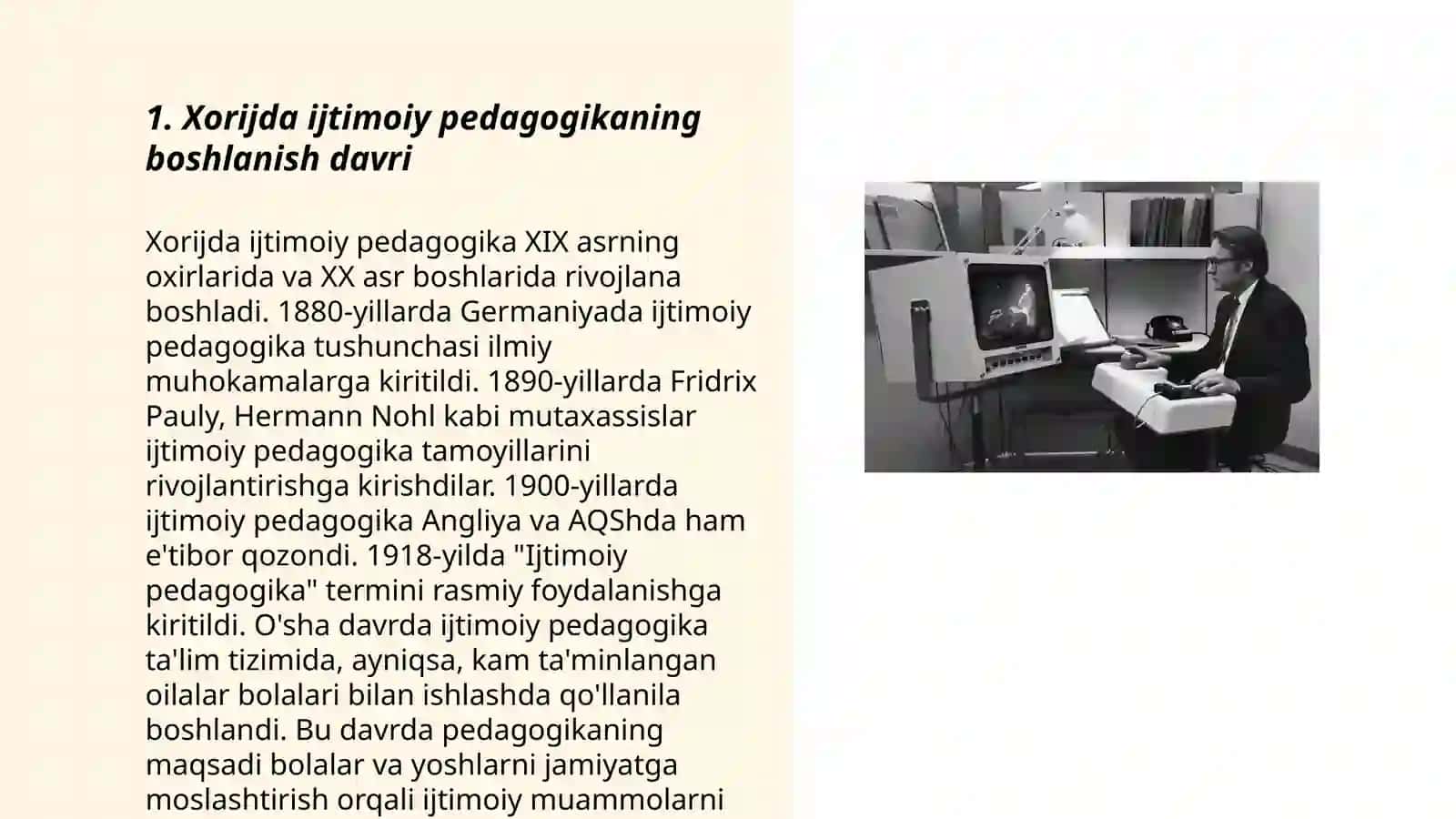 Xorijda ijtimoiy pedagogikaning rivojlanish tarixi 3