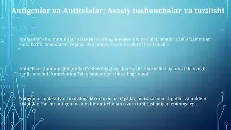 Antigen va antitelalar 3
