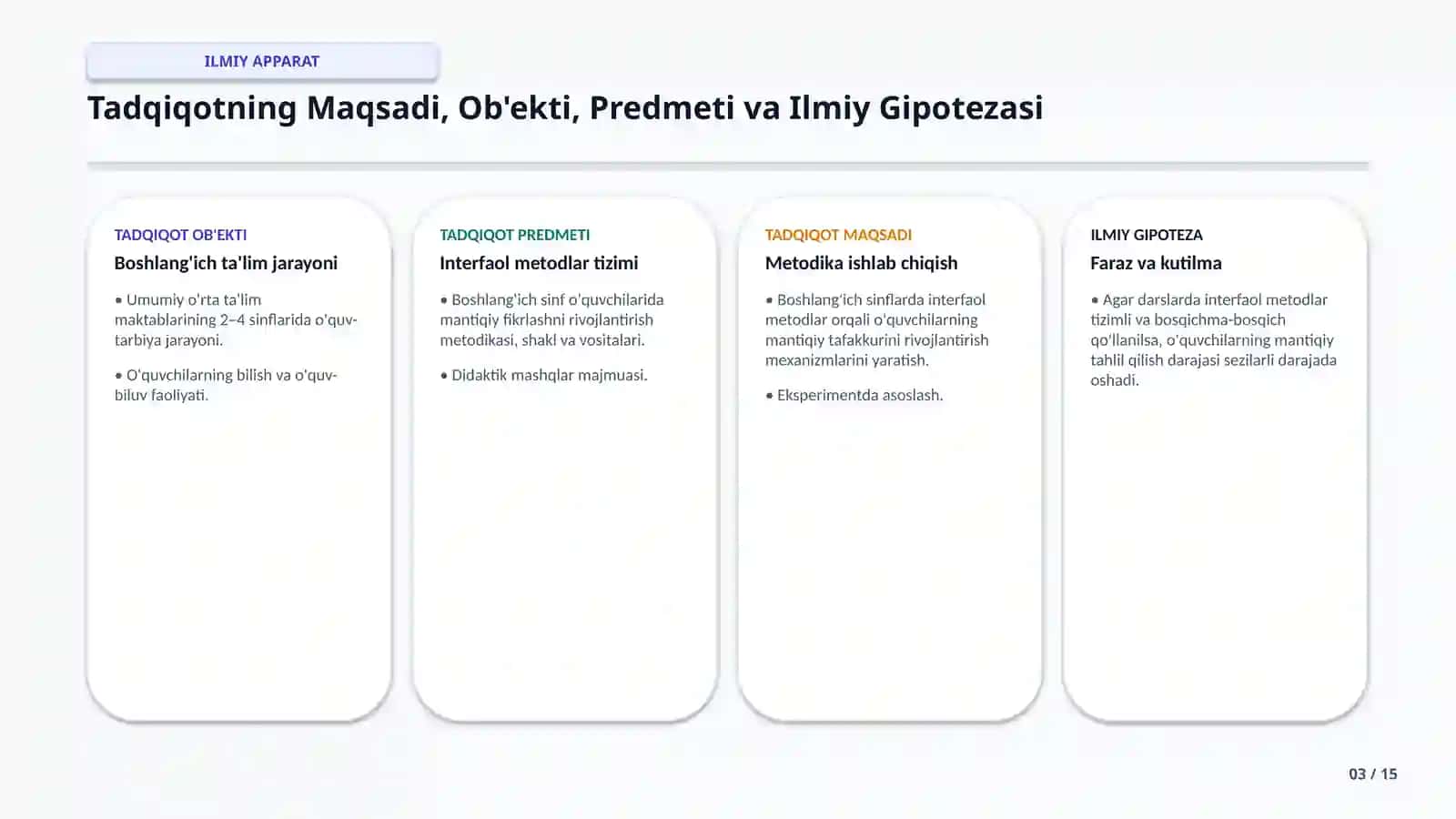 Pedagogika va boshlang'ich ta'lim metodikasi 3