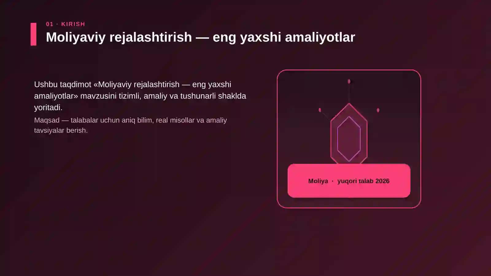 Moliyaviy rejalashtirish — eng yaxshi amaliyotlar 3
