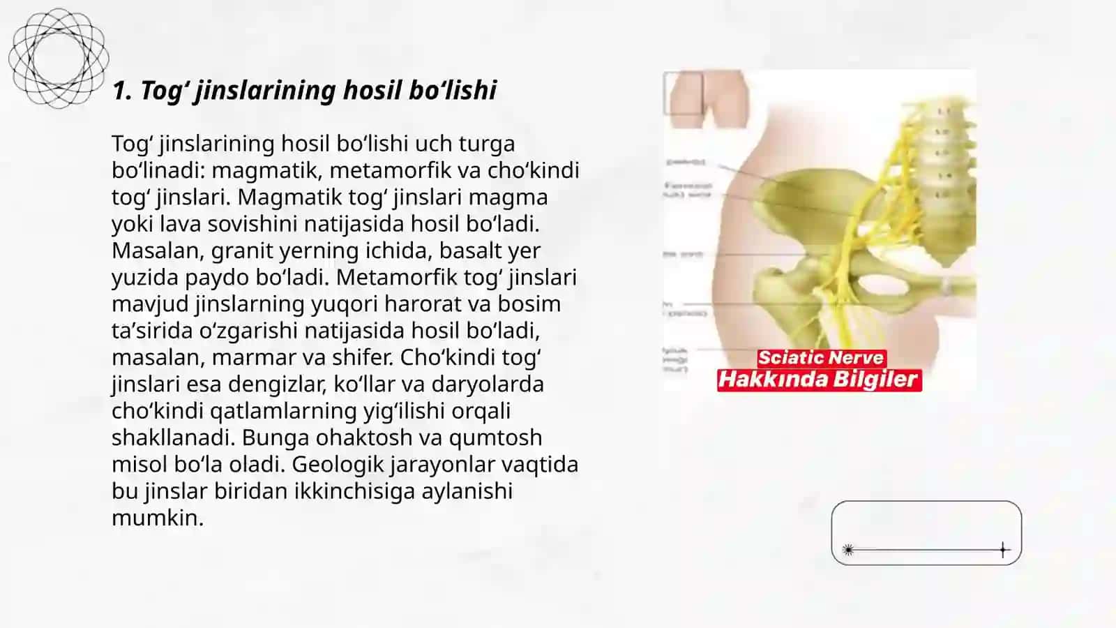 Togʻ jinslarining hosil boʻlishi 3