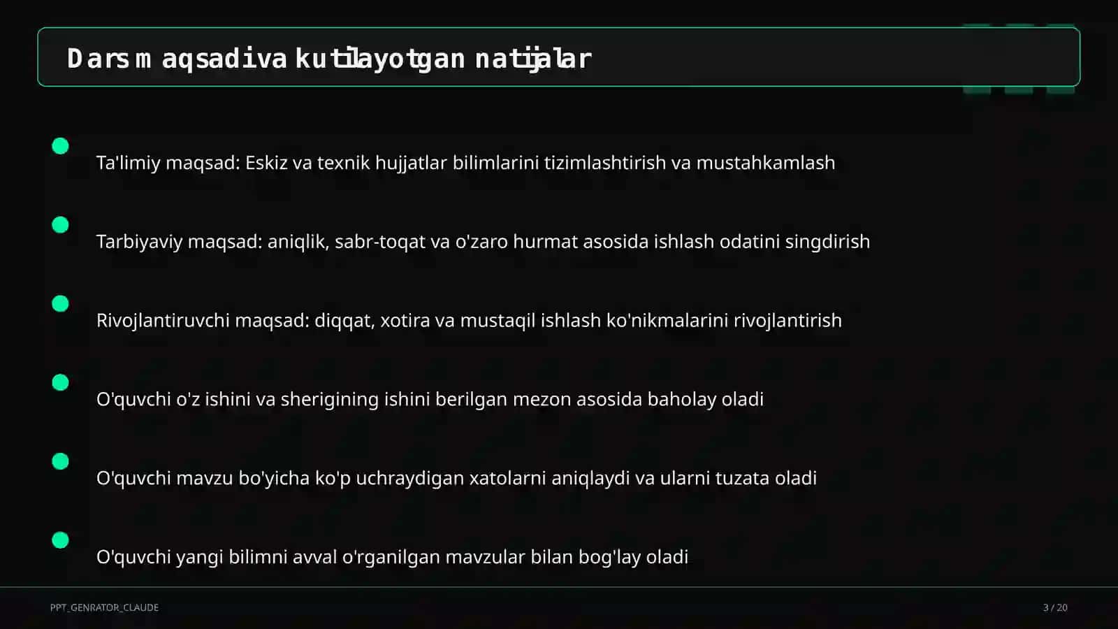 Eskiz va texnik hujjatlar (9-sinf) 3