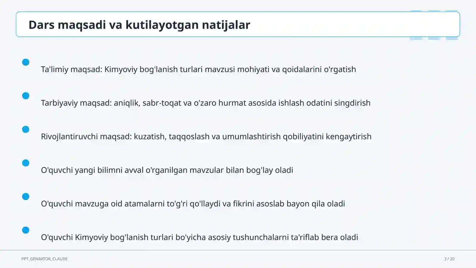 Kimyoviy bog'lanish turlari (8-sinf) 3