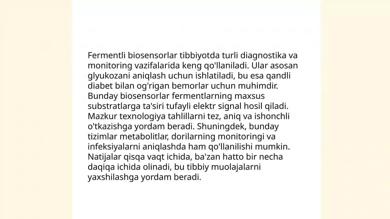 Fermentli biosensorlar 3