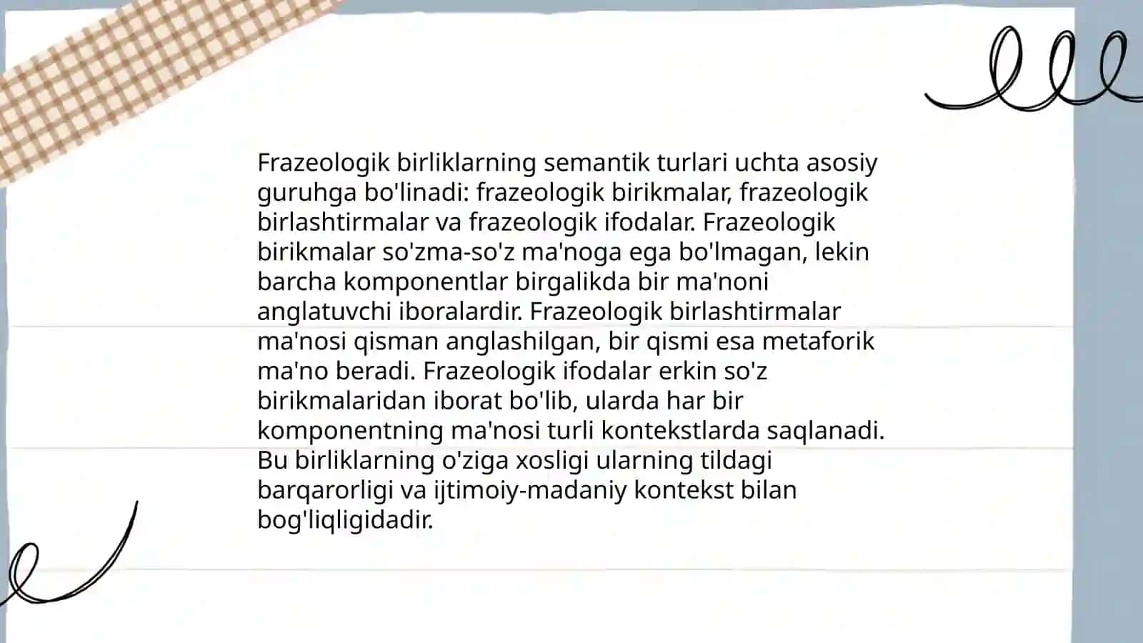 Frazemalarning semantik turlari.Omonim,antonim sinonim,iboralar 3