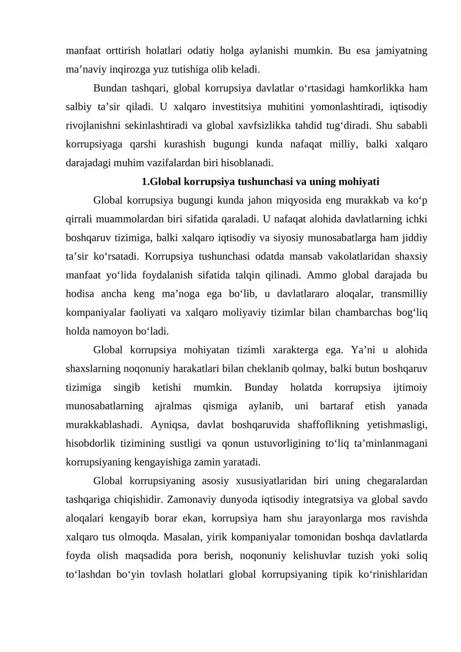 Global korrupsiya: ijtimoiy-madaniy inqirozning oqibatlari 3