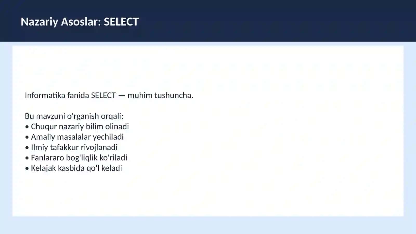 SQL 3