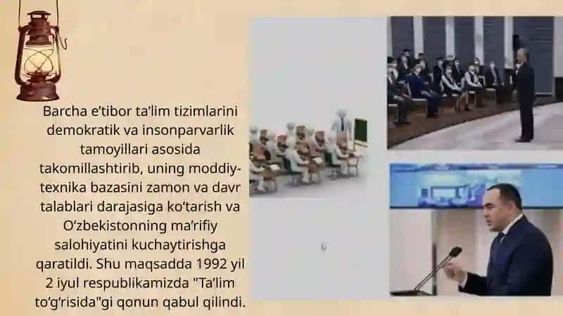 Ta’lim sohasidagi islohotlar 3