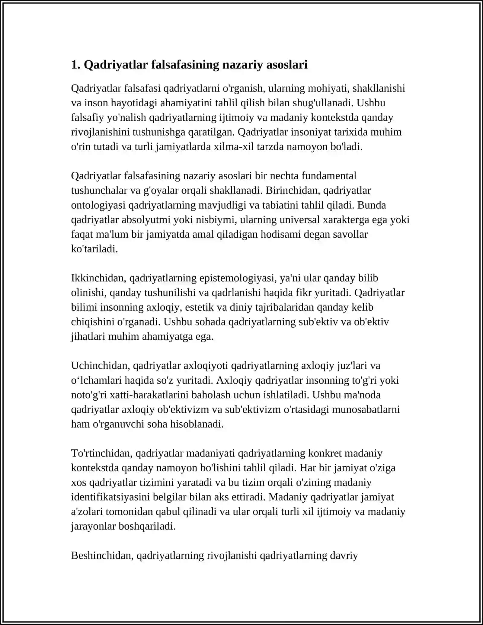 QADRIYATLAR FALSAFASI 3