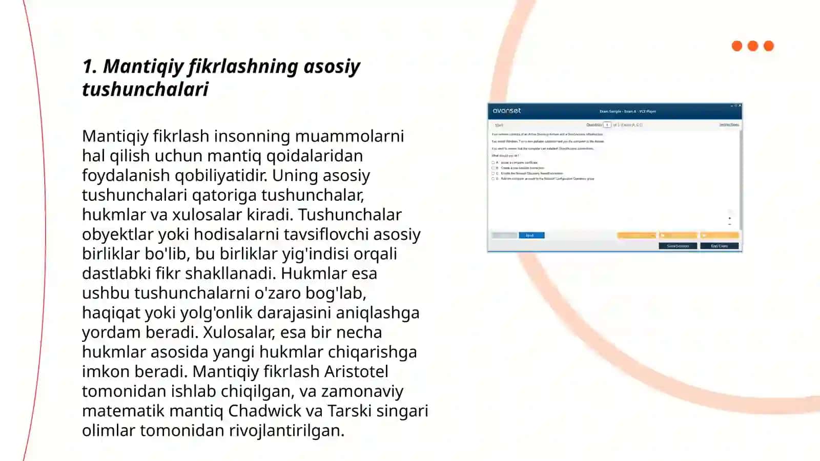 Mantiqiy Fikrlashning Asosiy Tushunchalari 3