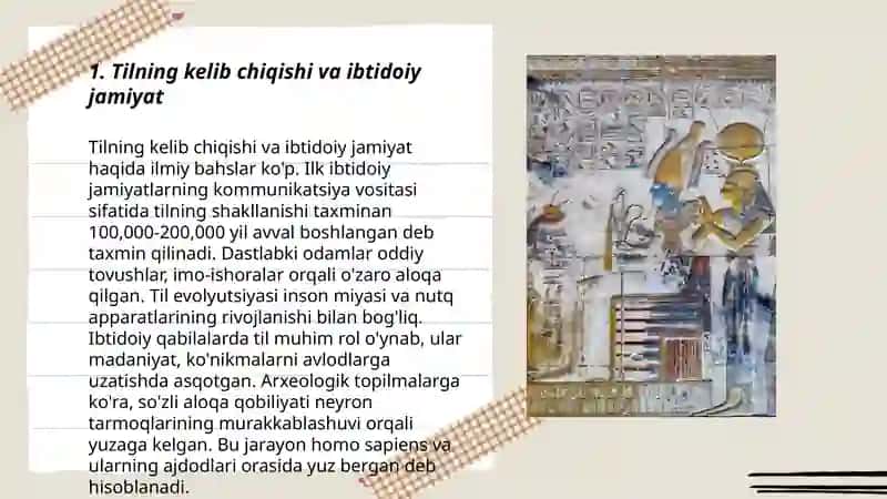 Tilning tarixiy rivojlanishi 3
