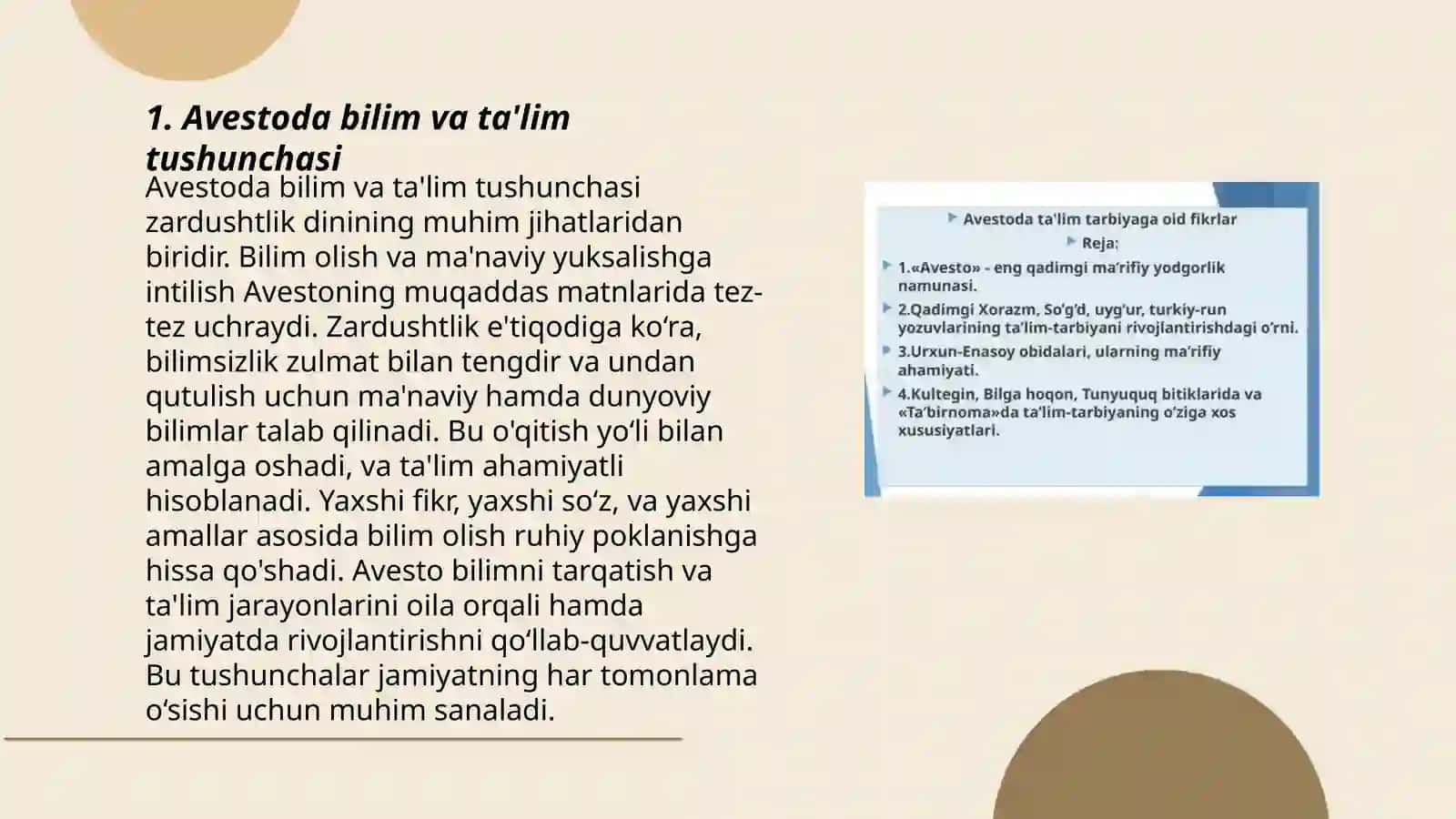 Avestoda talim tarbiyaga oid fikrlar 3