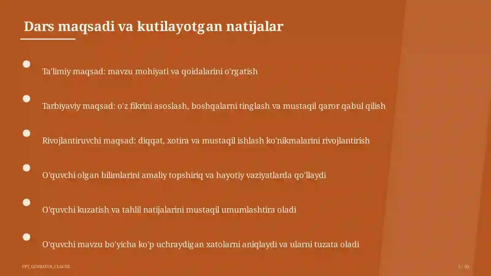 Diagramma va jadvallar bilan ishlash (4-sinf) 3