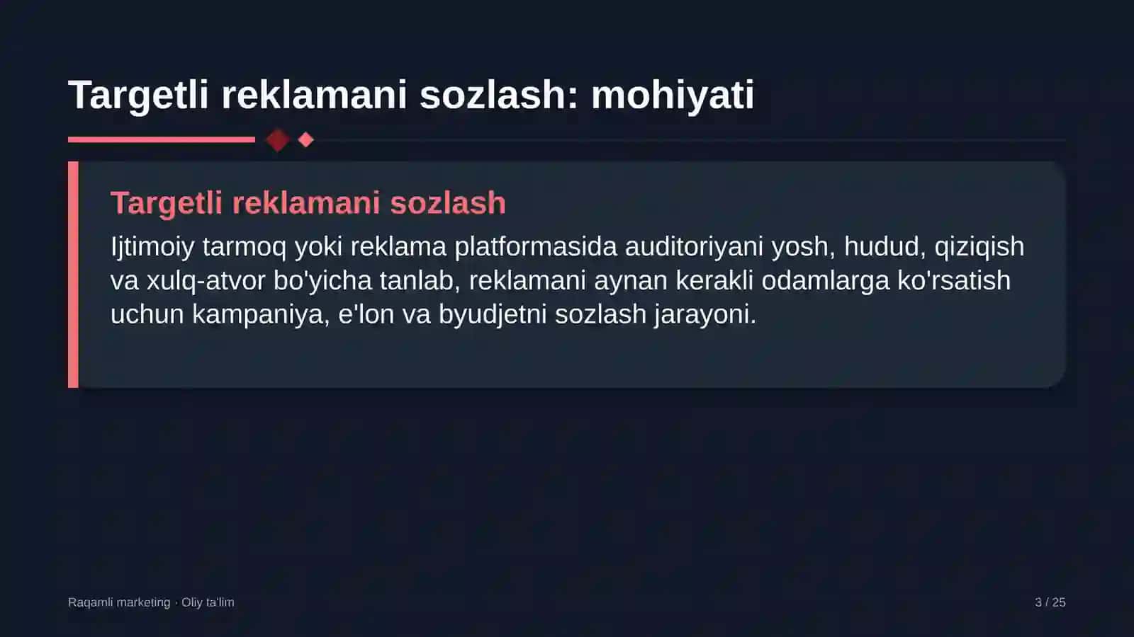 Madaniy meros obyektlarida targetli reklamani sozlash 3