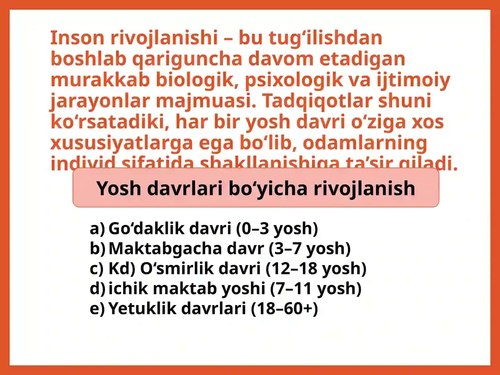 Rivojlanishning yoshga va individual xususiyatlariga oid tadqiqotlar 3