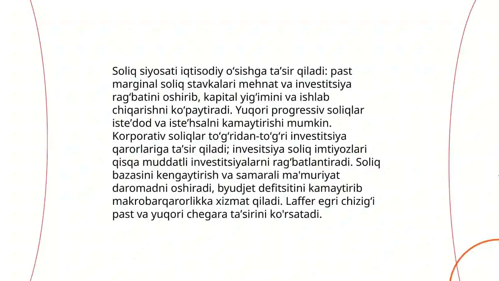 Soliqlar va makroiqtisodiy holatning uzviy bog'liqligi 3