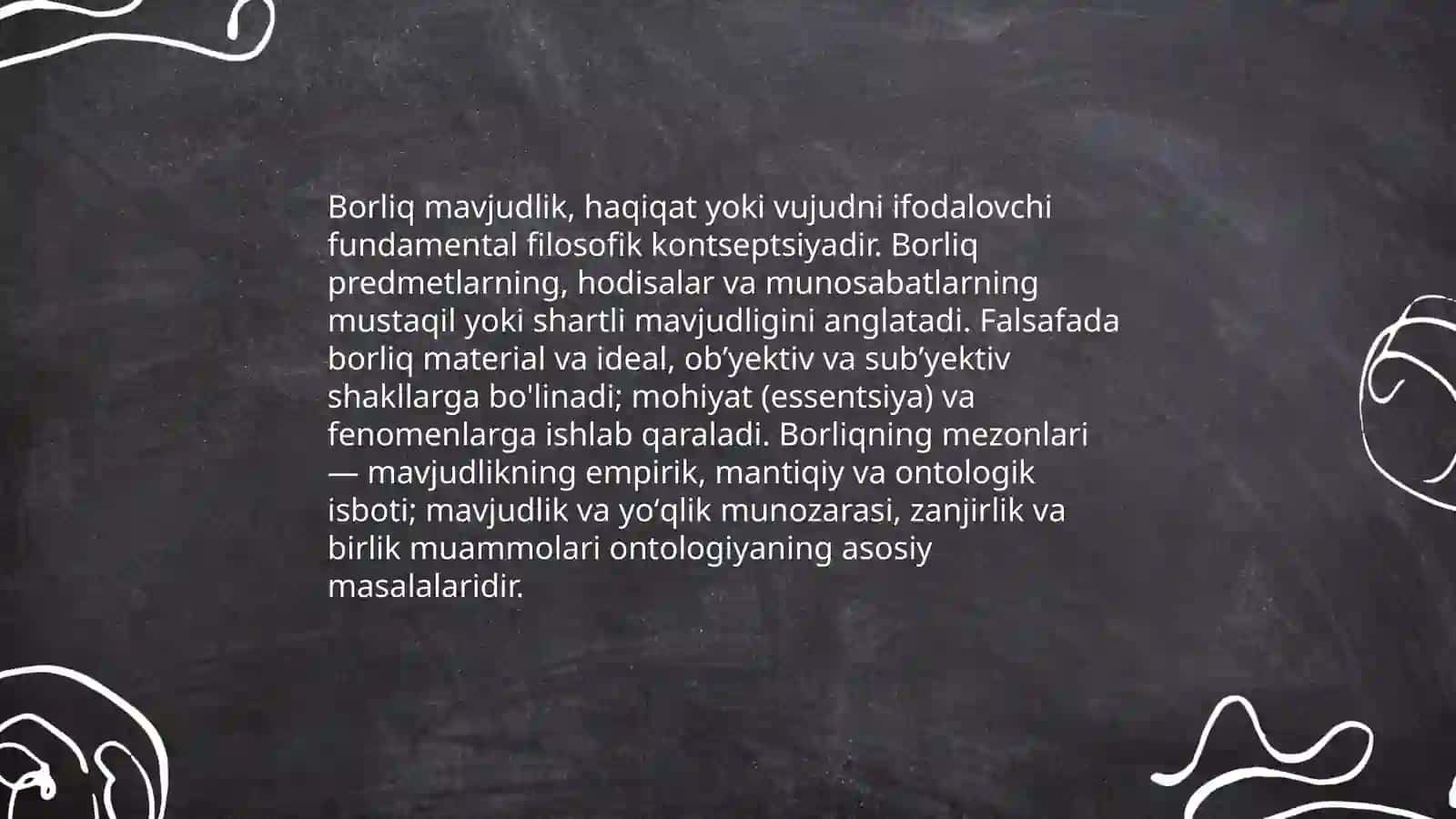 Borliq Falsafasi 3