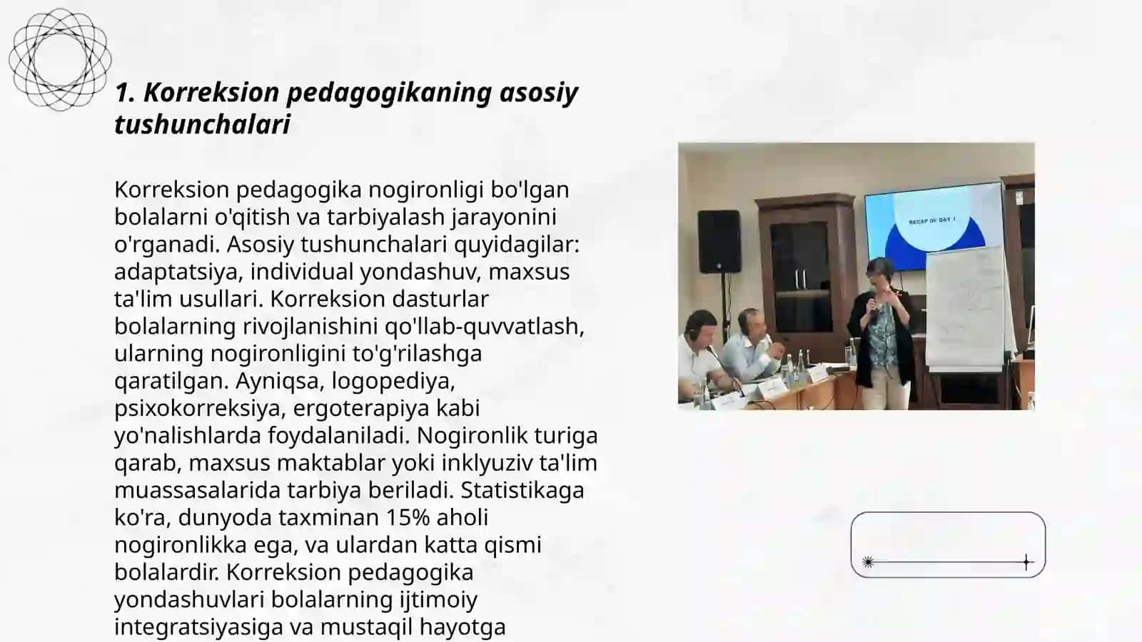 Korreksion (mahsus) pedagogikaning asosiy vazifalari, tamoyillari va metodlari 3