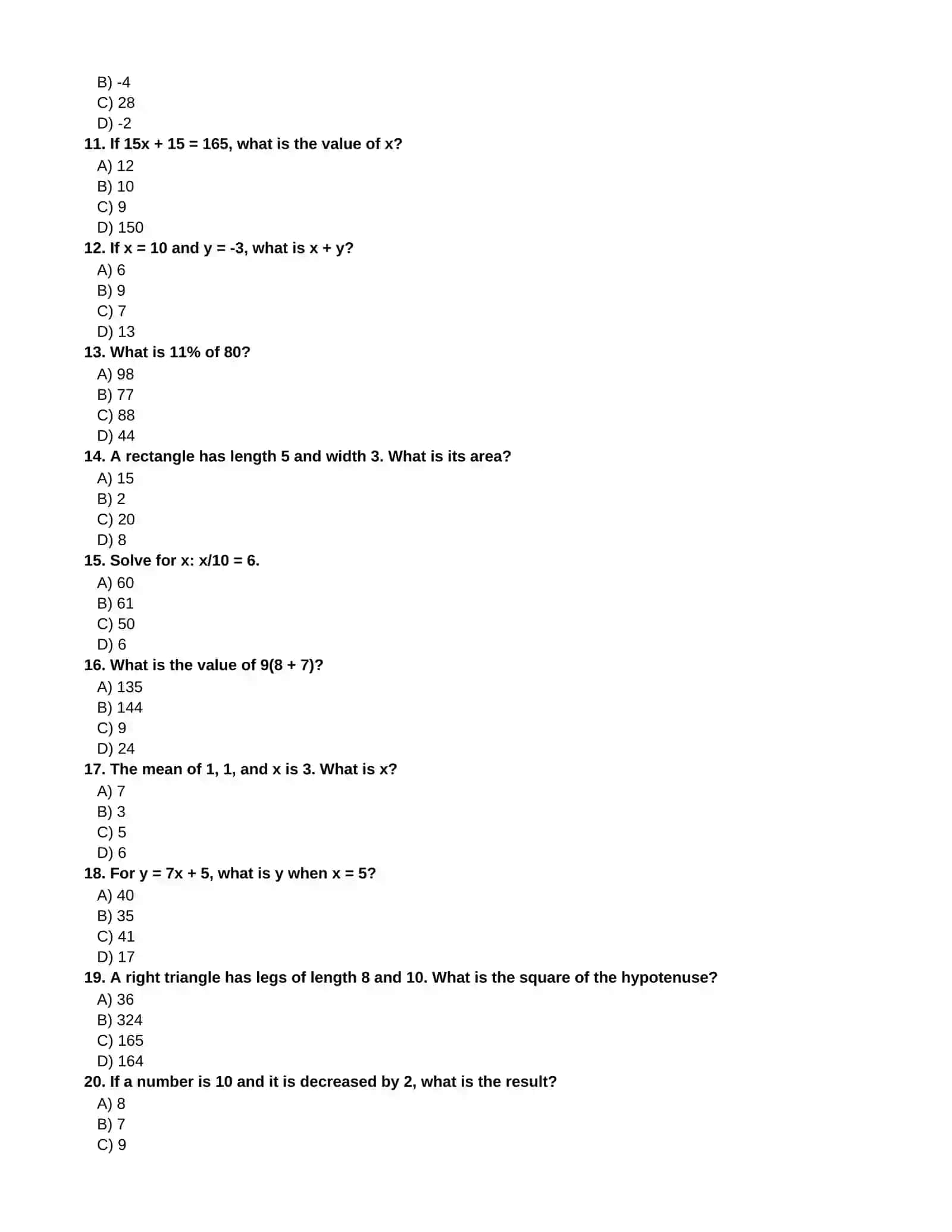 SAT PRACTICE TEST 2026 3