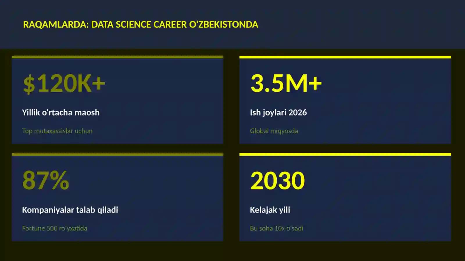 Data science career O'zbekistonda 3