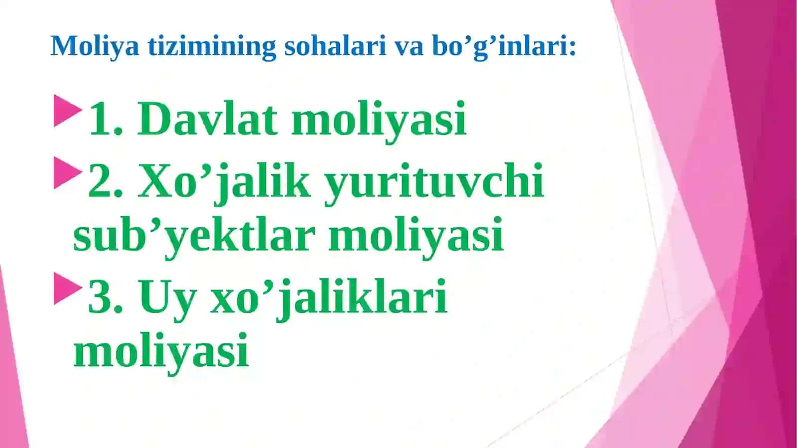 Zamonaviy moliyaning fundamental masalalari 3