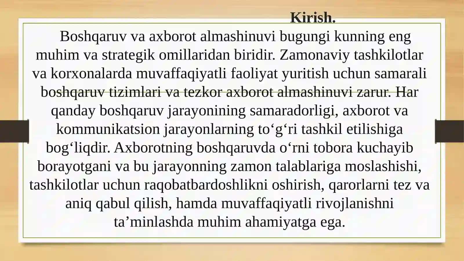 Boshqaruvda axborot va kommunikatsion jarayonlar 3
