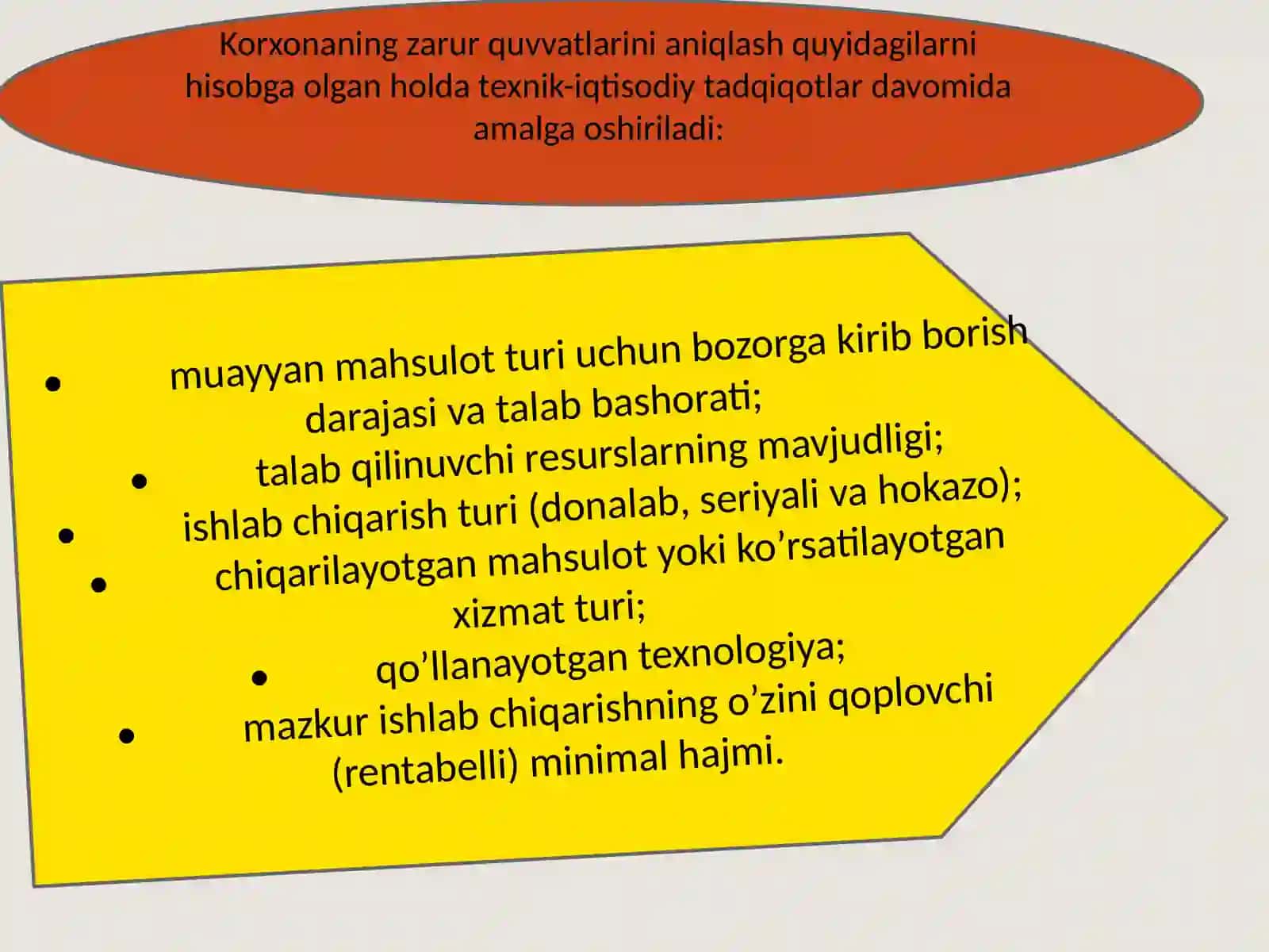 Ishlab chiqarish quvvatini rejalashtirish 3