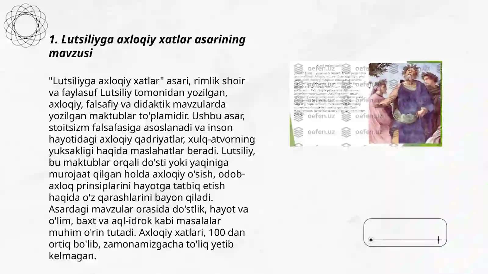 Lutsiliyga Axloqiy Xatlar Asari Tahlili 3