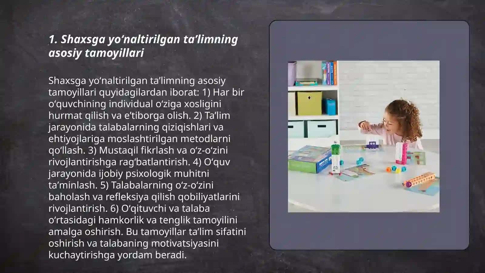 Shaxsga yoʻnaltirilgan taʼlim va muammoli taʼlim texnologiyalari haqida 3