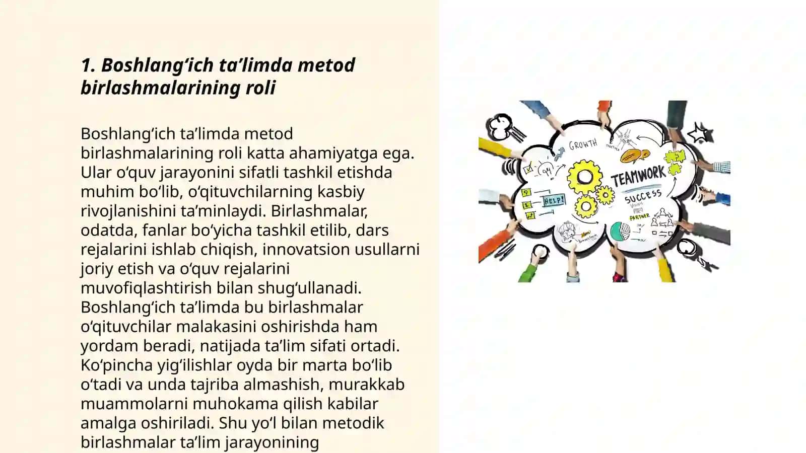 Boshlangʻich taʼlim metod birlashmalari ishini samarali tashkil etish va usullari 3