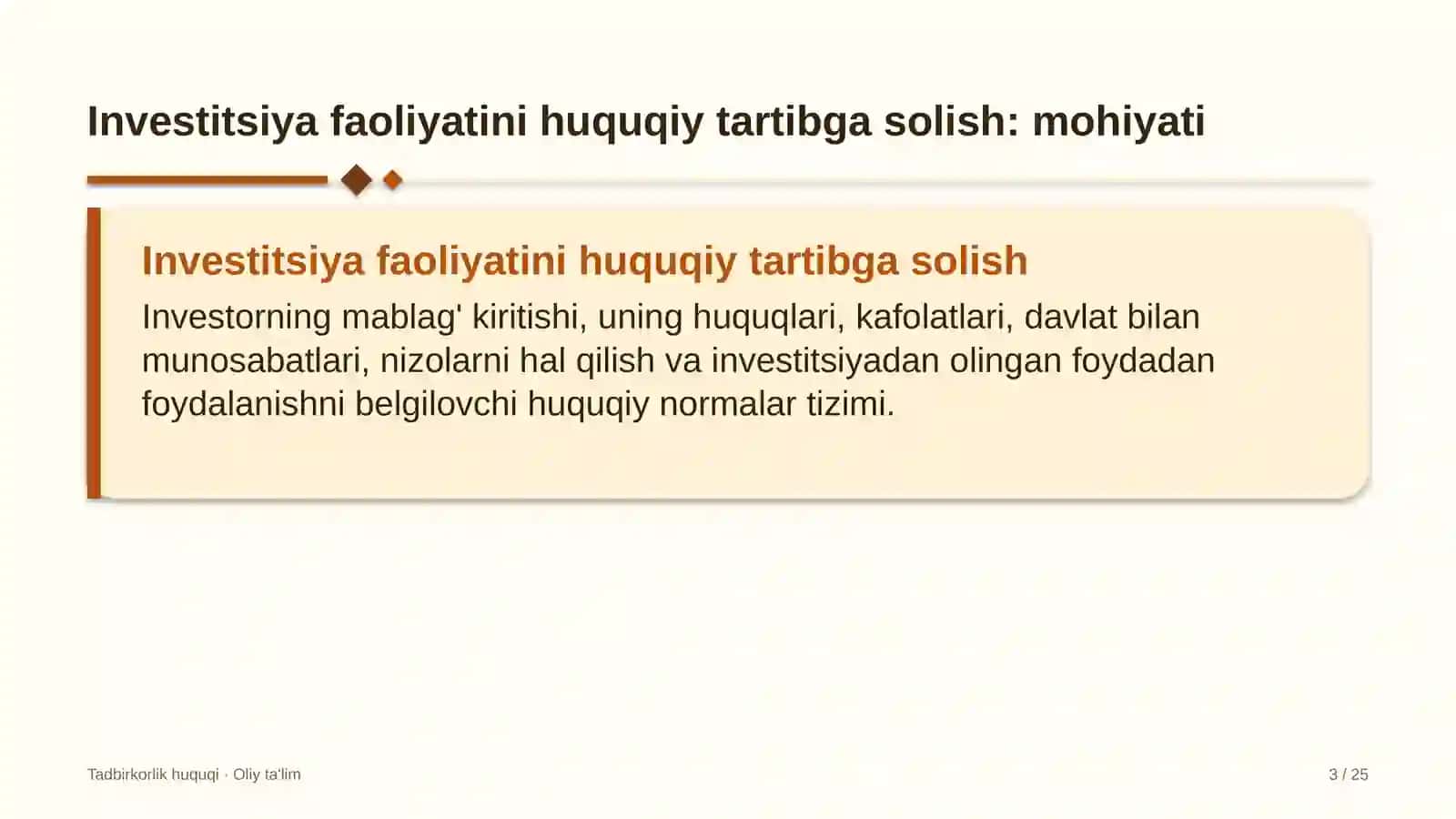 Aviakompaniyalarda investitsiya faoliyatini huquqiy tartibga solish 3