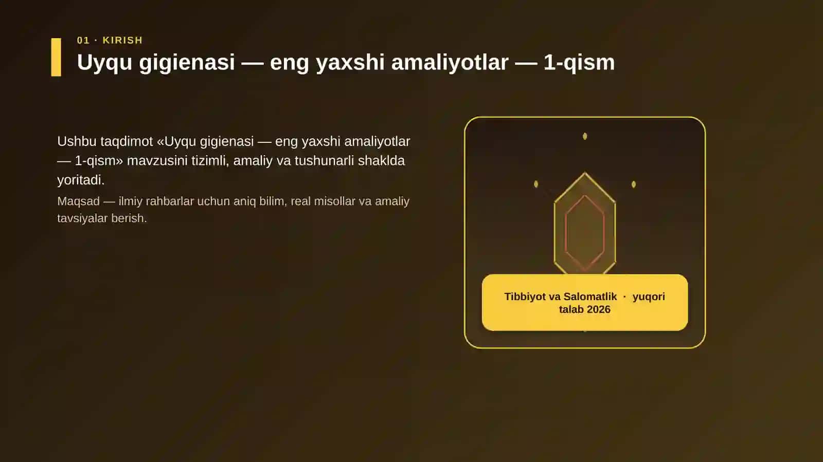 Uyqu gigienasi — eng yaxshi amaliyotlar — 1-qism 3