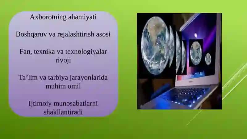 Axborot va uning turlari 3