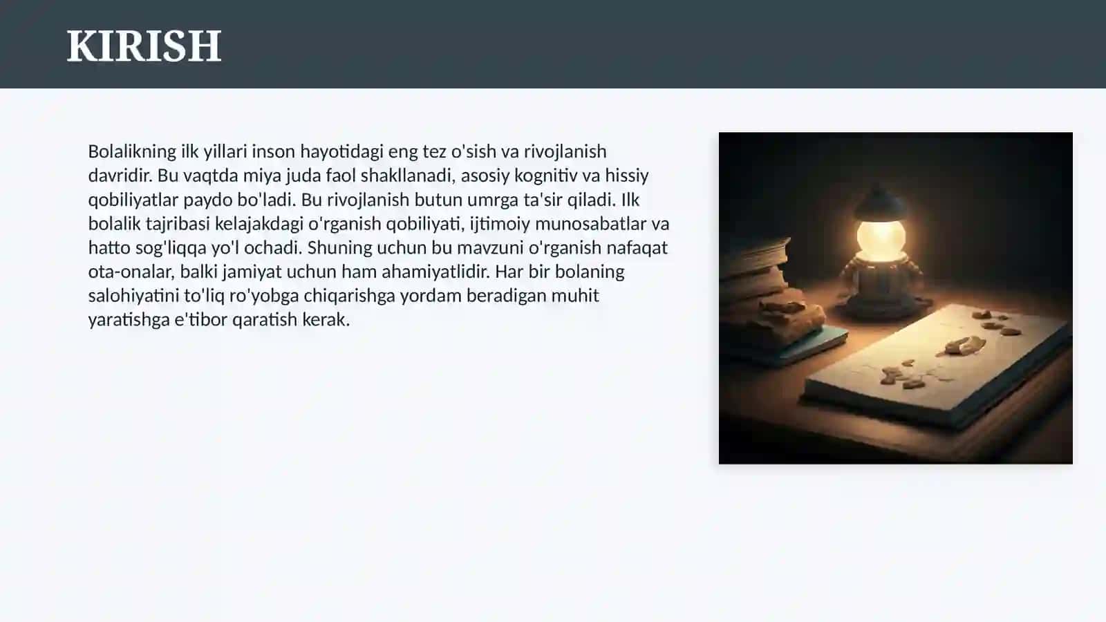ILK BOLALIK DAVRI 3