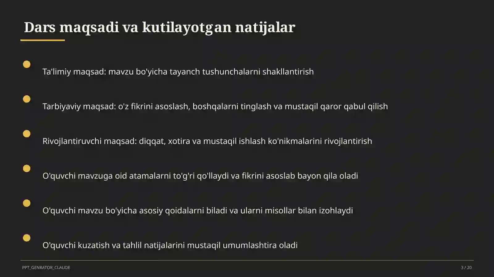 Interfaol metodlar: Klaster va Aqliy hujum 3