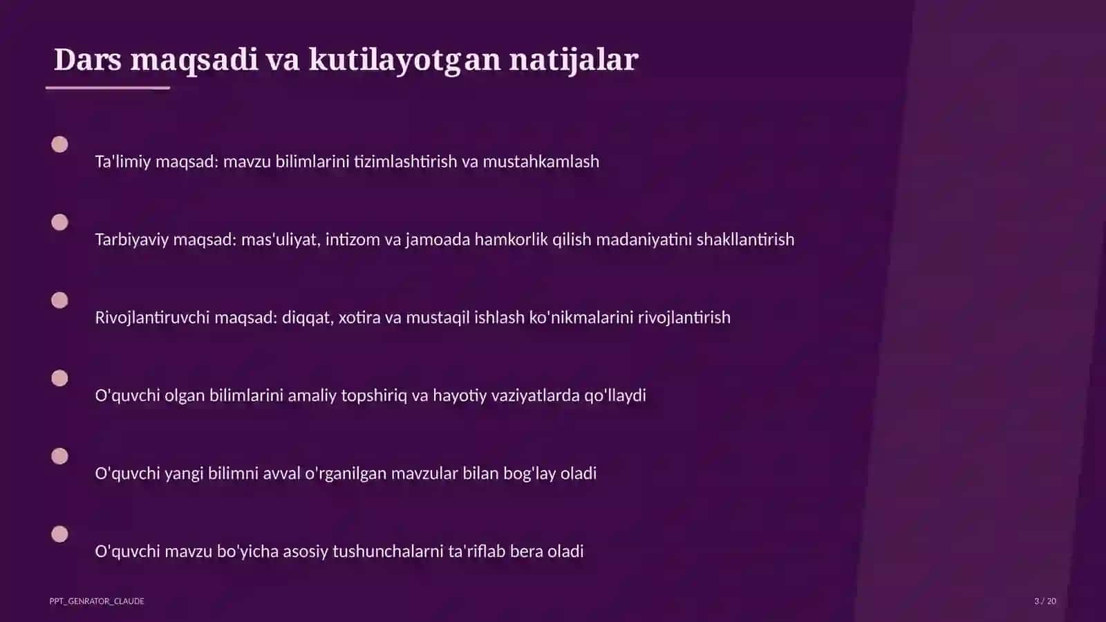 Turizm geografiyasi va O'zbekistonning turistik salohiyati (11-sinf) 3