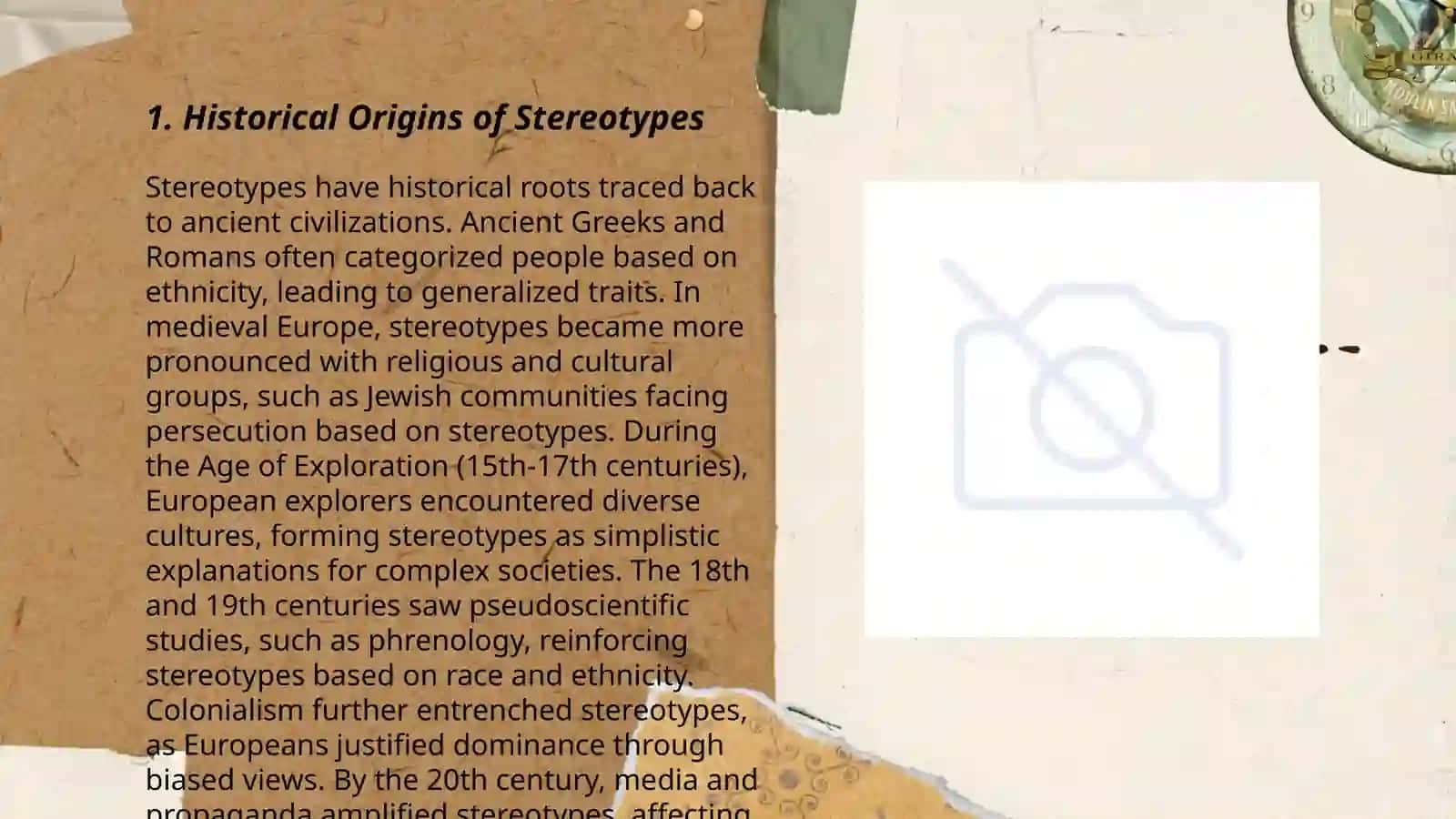 Stereotypes, images, symbols 3