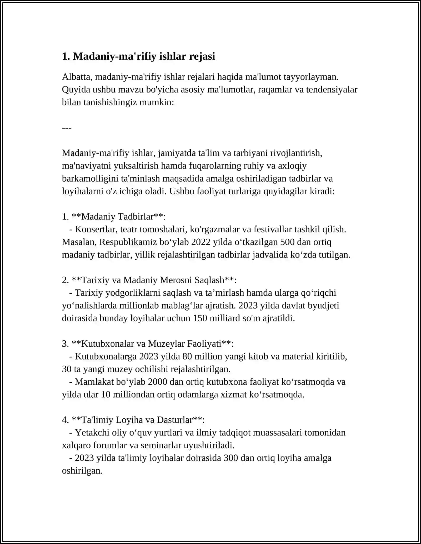 TALIM MUASSALARIDA MADANIY-MARIVIY ISHLAR BO'YICHA DIREKTOR ORIBASARI FAOLIYATI 3