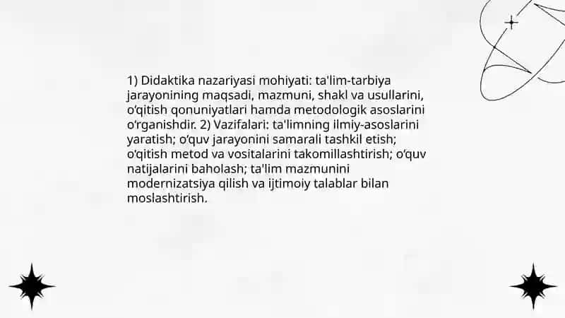 Didaktika- ta'lim nazariyasi sifatida 3