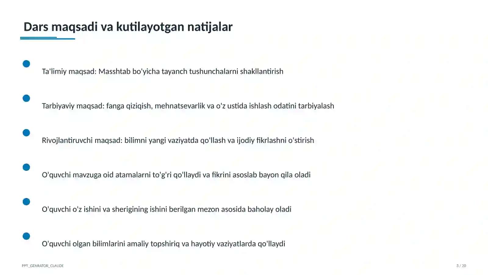 Matematika Masshtab (6-sinf) 3