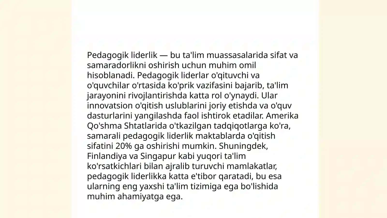 Pedagogning kasbiy faolligini oshirishda rahbarning vazifalari 3
