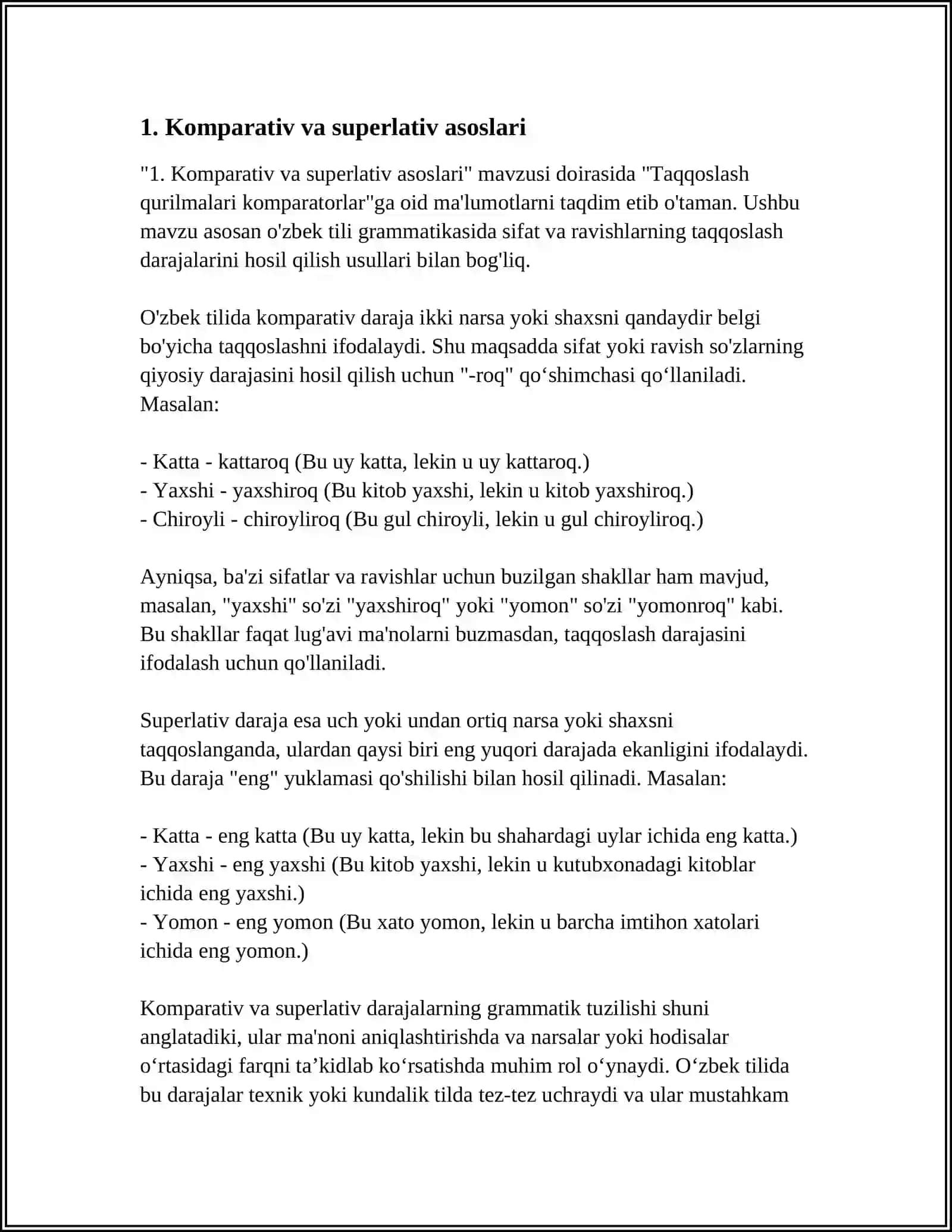 TAQQОSLASH QURILMALARI KОMPARATОRLAR 3