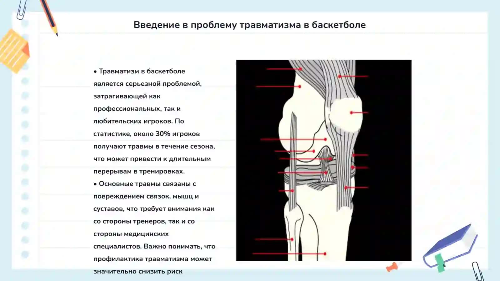 Предупреждение травматизма в баскетболе 3