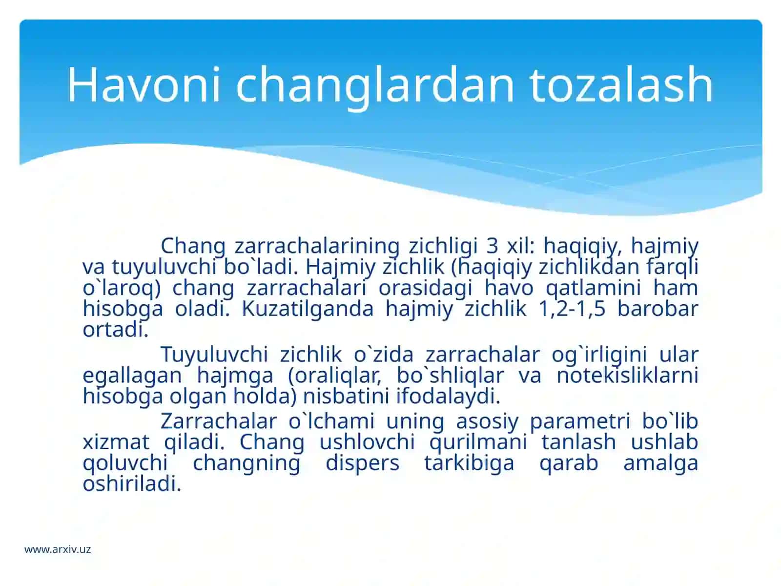 Chiqindisiz texnologiyalar va ularning turlari 3