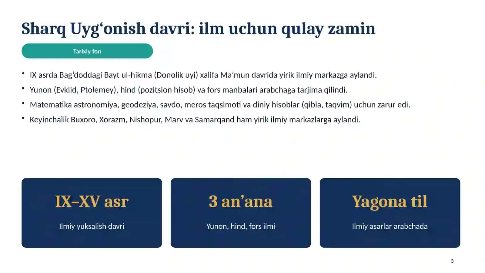 Sharq mutafakkirlarining matematikaga oid qarashlari 3