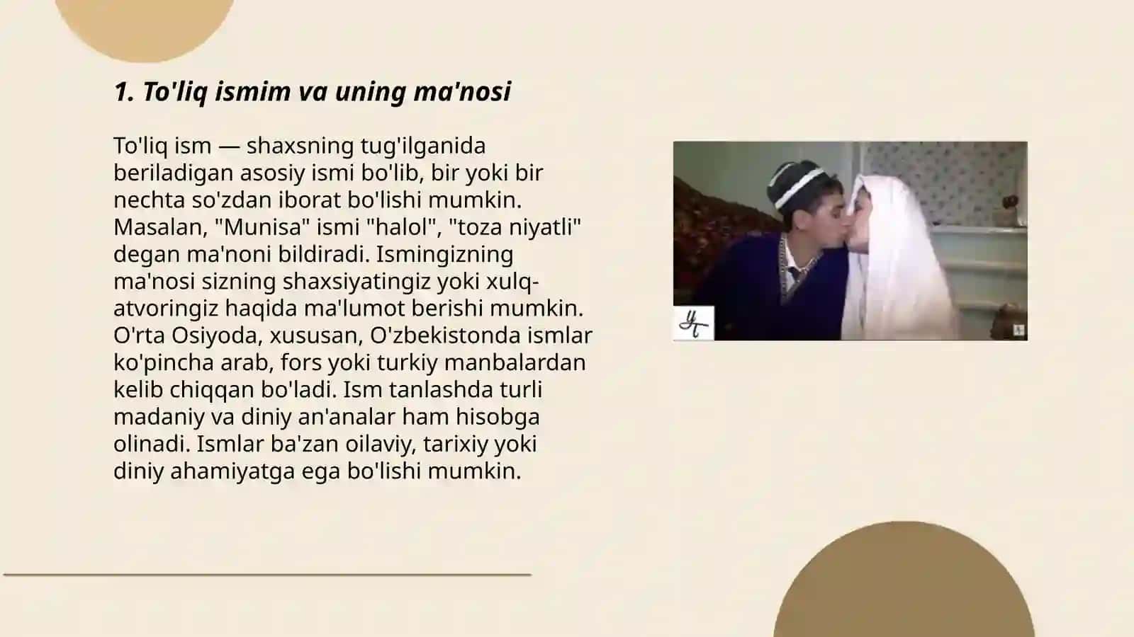 To'liq ismim va uning ma'nosi 3