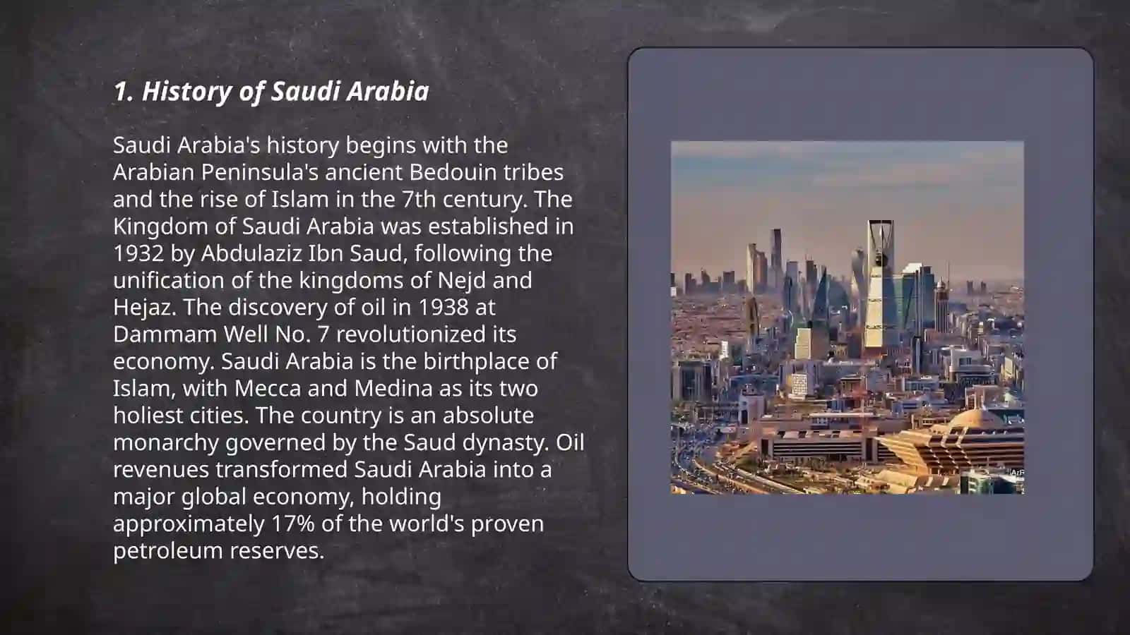 About Saudia Arabia 3